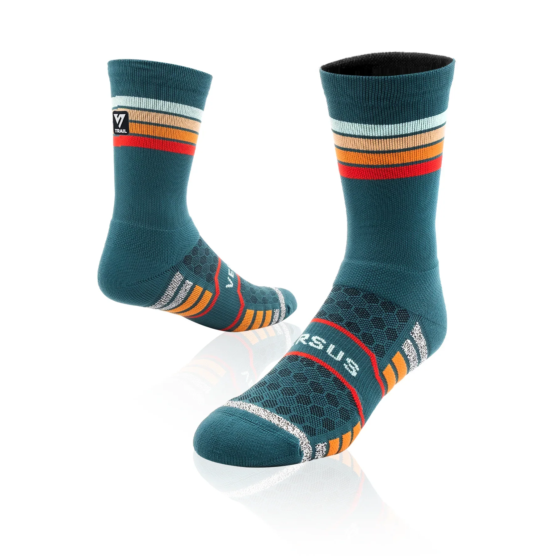 Versus Dusk Trail Run Crew Socks - Image 2